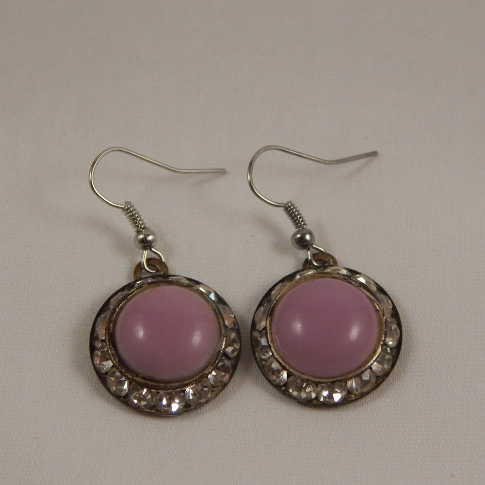 Purple earrings